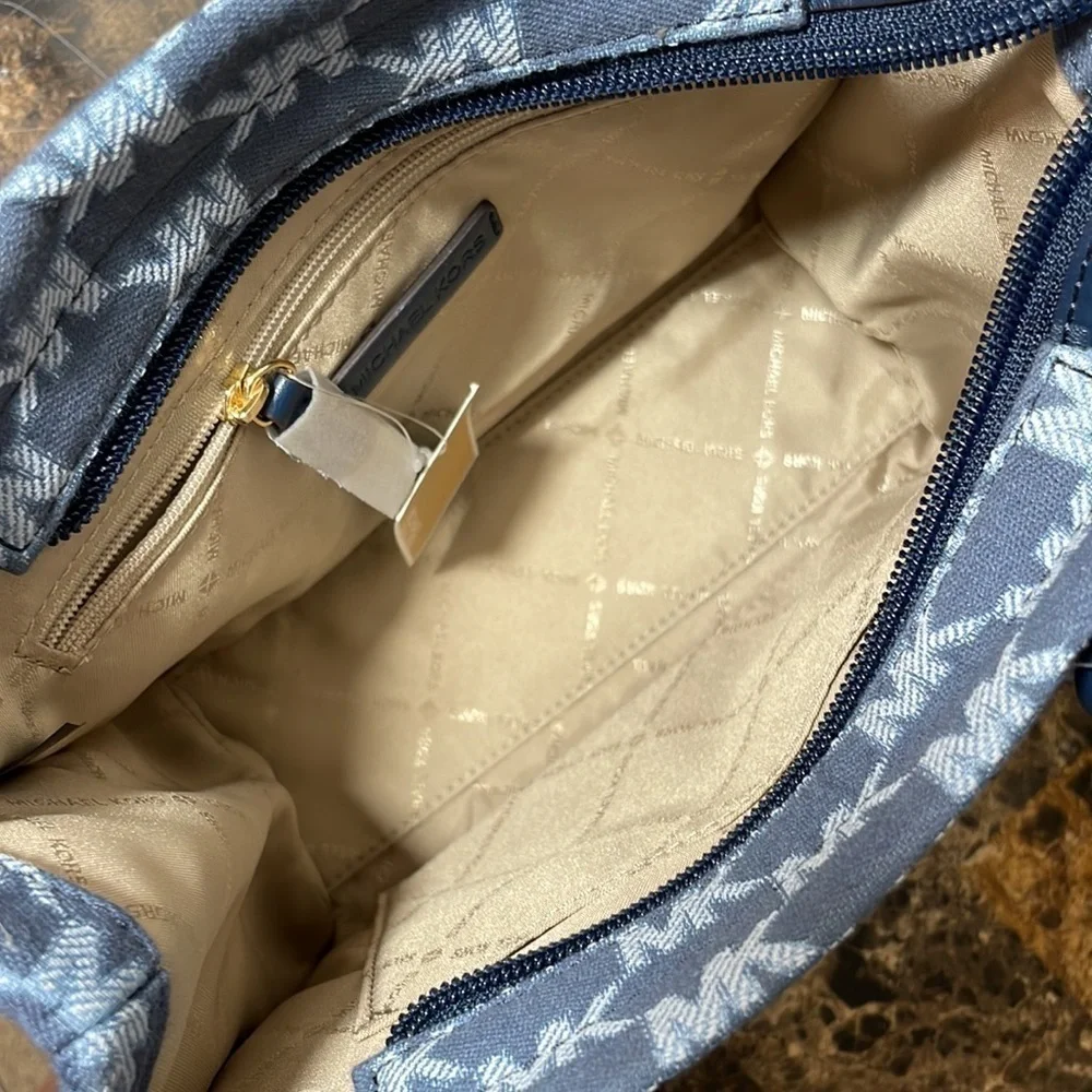 MICHAEL KORS 💙 Small Logo Jacquard Crossbody Bag tote